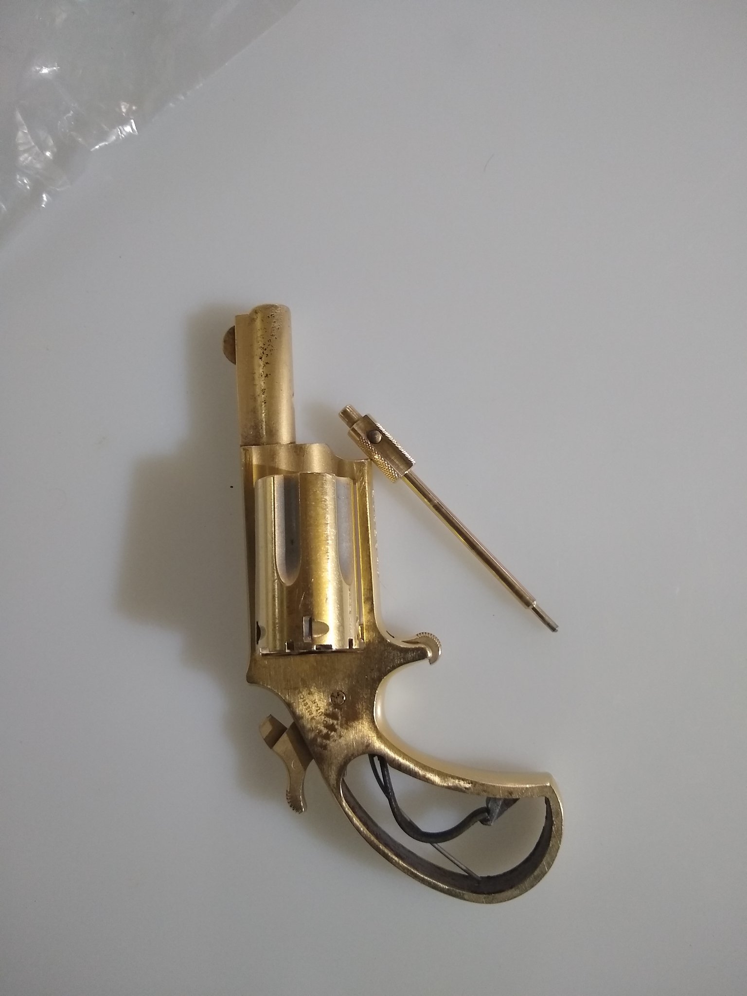 ChromeKarats gold plating work — Gold Revolver — Before Plating